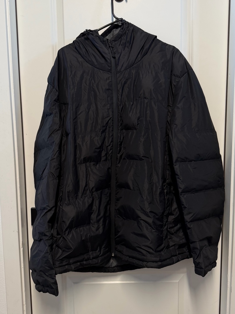 Xersion Black Duck Down Filled Hooded Puffer Jacket XXL